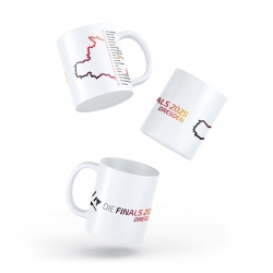 Die FINALS Dresden - Tasse - Logo weiß - matt