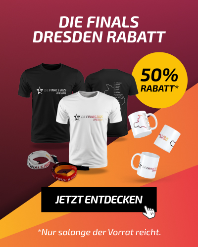 50% auf Die Finals Dresden Produkte